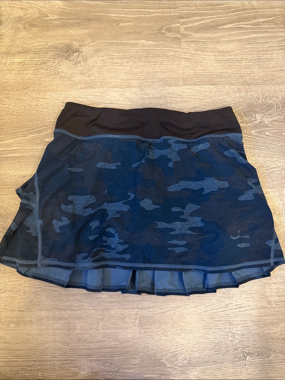 lululemon athletica Navy & Black Camo Skater Skirt